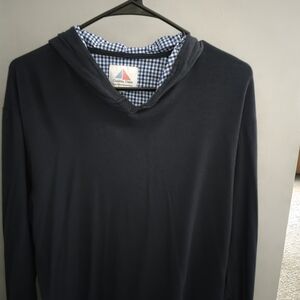 Men's Navy Hoodie Shirt